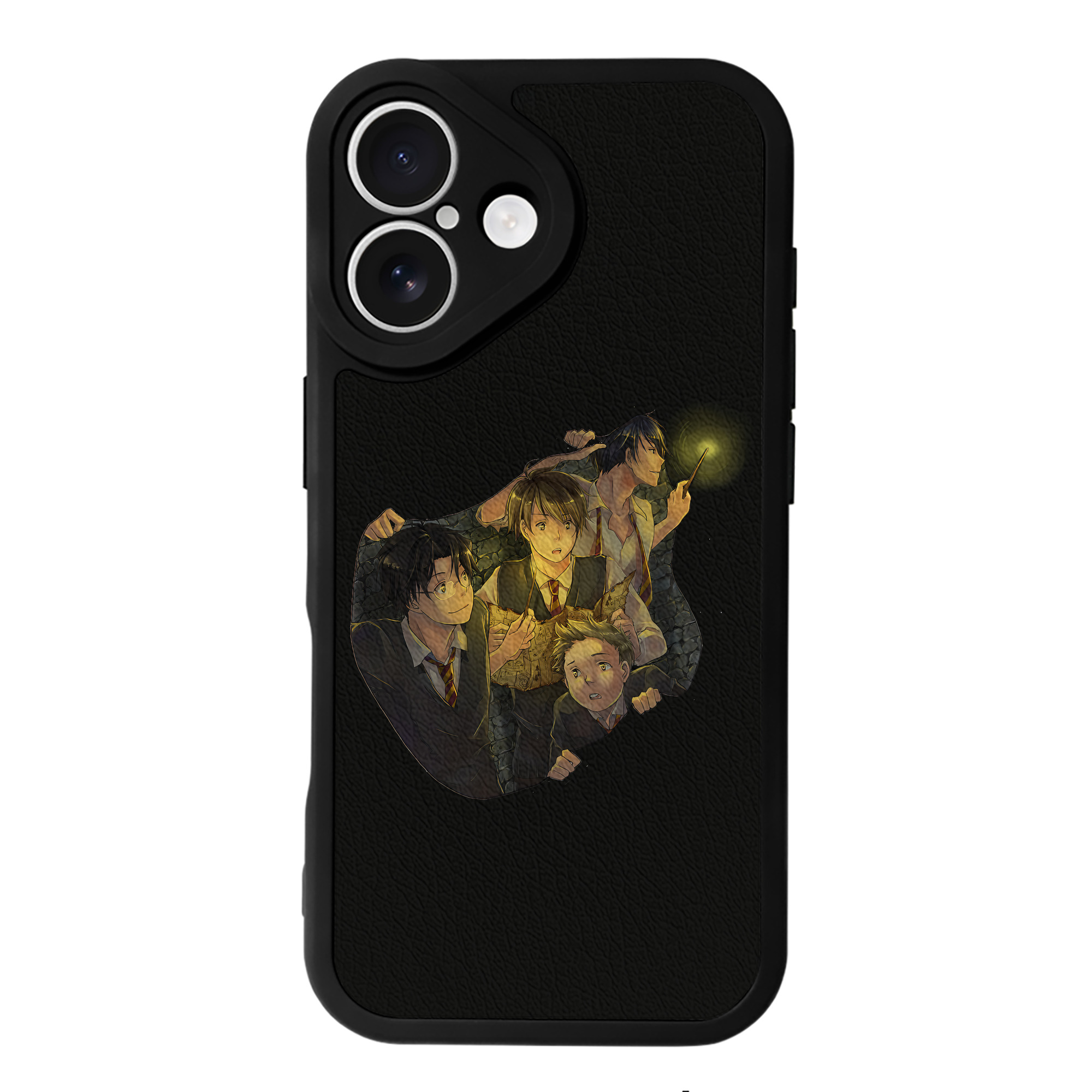 （画像用） Harry Potter ハリー・ポッターシリーズ 【iPhone 16シリーズ対応】シリコンスマホケース（レザー調） 材質：シリコン